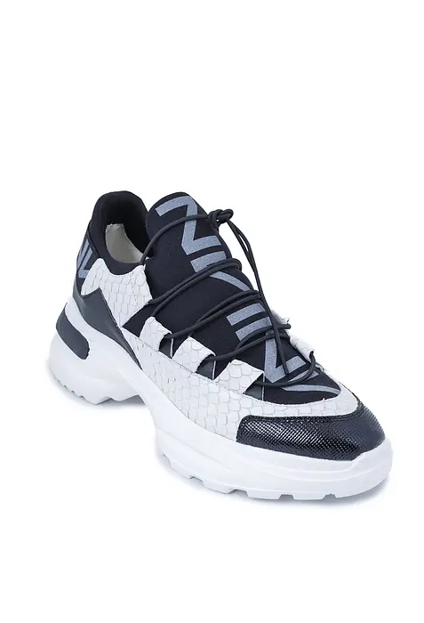 NAVVI Сникърси с бяла люспа и неопрен | 2