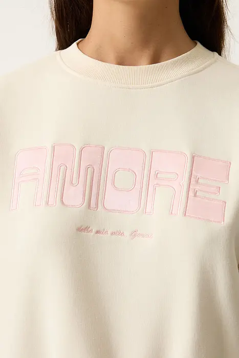 Garcia Дамска блуза с текстов принт | 2