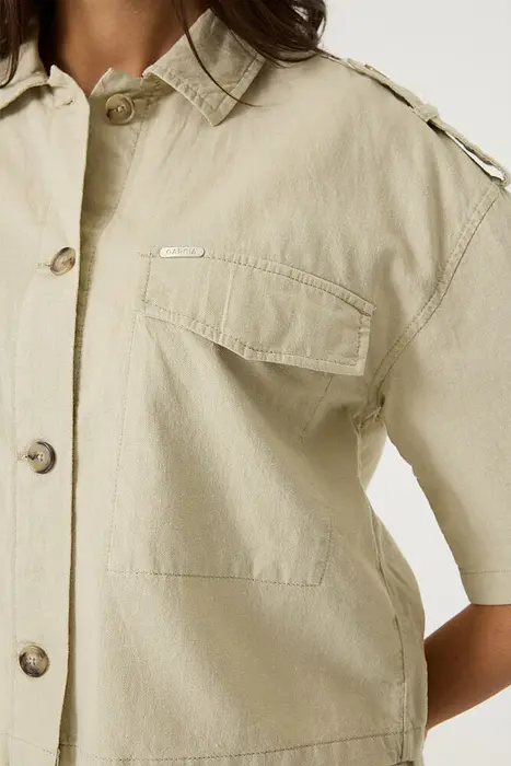 Garcia Памучно яке | Светлозелено | 2