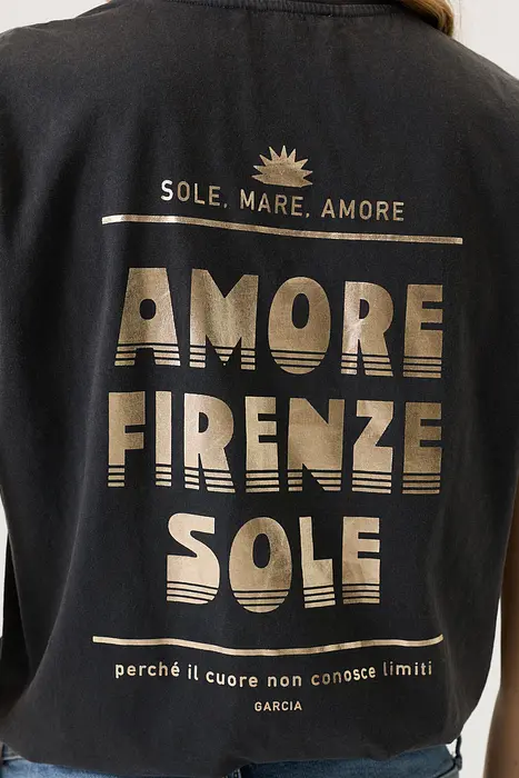 Garcia Дамска тениска | Черна | 2