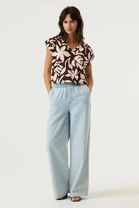 Garcia Дамска тениска с флорален принт | 2