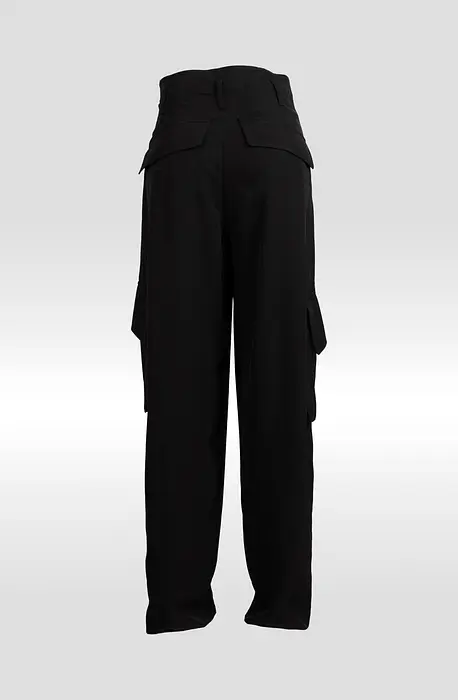 Rezvaya Черен панталон - вискоза | 2