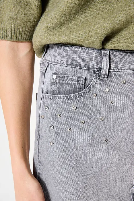 Garcia Дънкова пола | Сива | 2