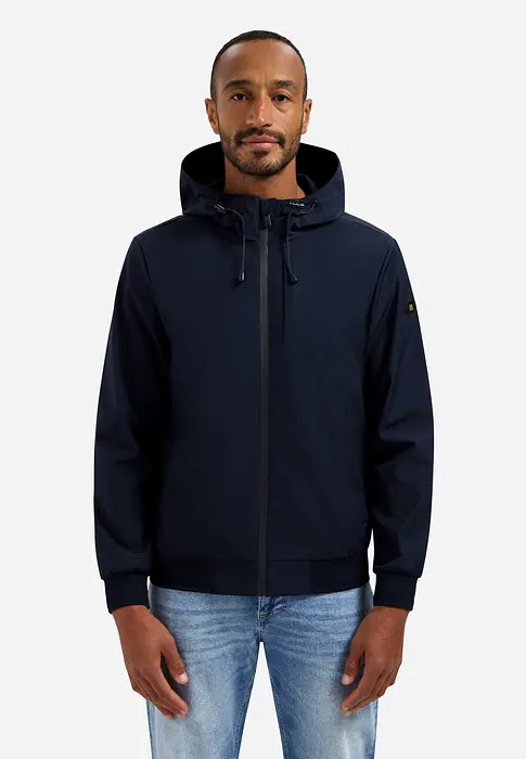 No Excess Jacket Short Fit Hooded