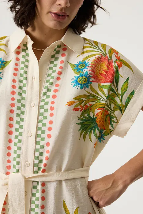 Garcia Рокля с флорален принт | 2