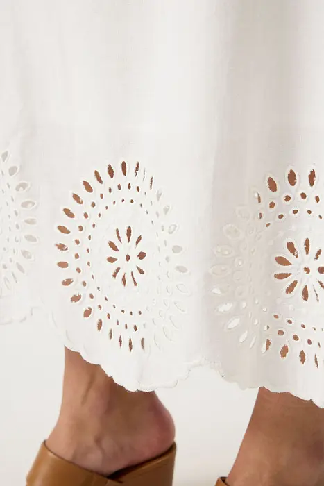 Garcia Миди пола в бял цвят | 2