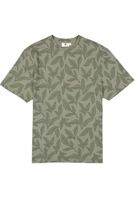 Garcia Зелена тениска с флорален принт