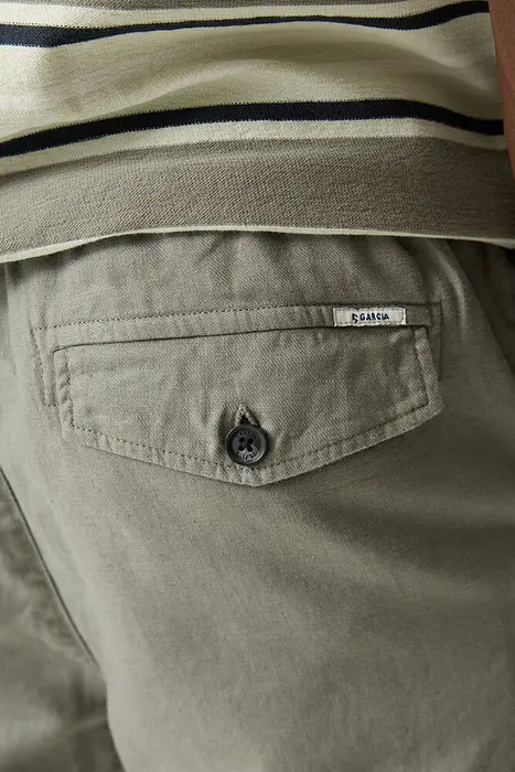 Garcia Чино панталон | Зелен | 2