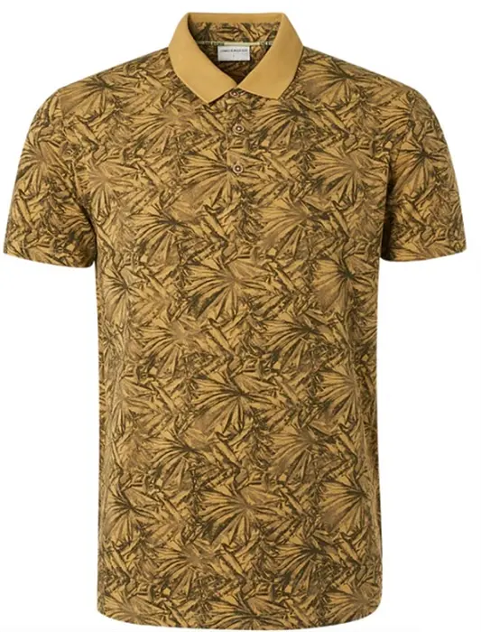 No Excess Жълта поло тениска