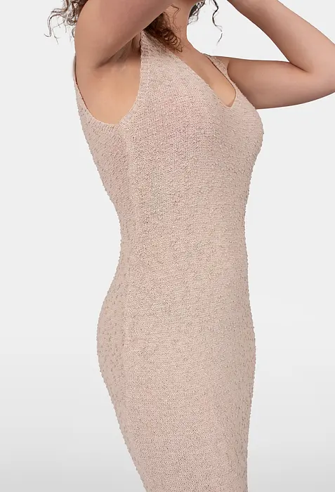 Rezvaya Дълга бежова рокля | 2