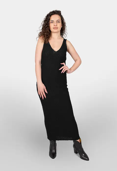 Rezvaya Черна рокля по тялото | 2