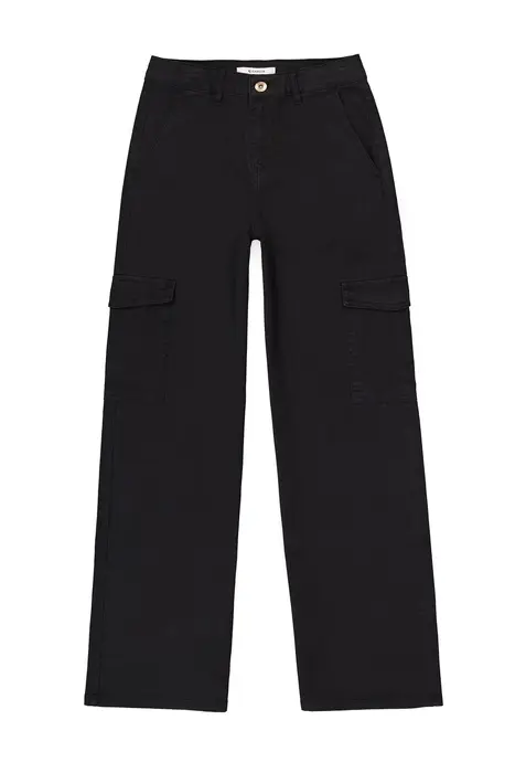 Garcia GE32003_girls pants, 1755-off black, 170