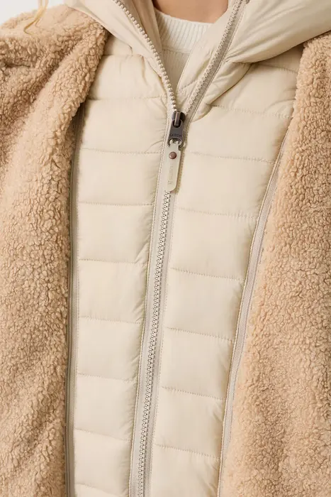 Garcia Палто с подплатено вътрешно яке | Бадемово | 2