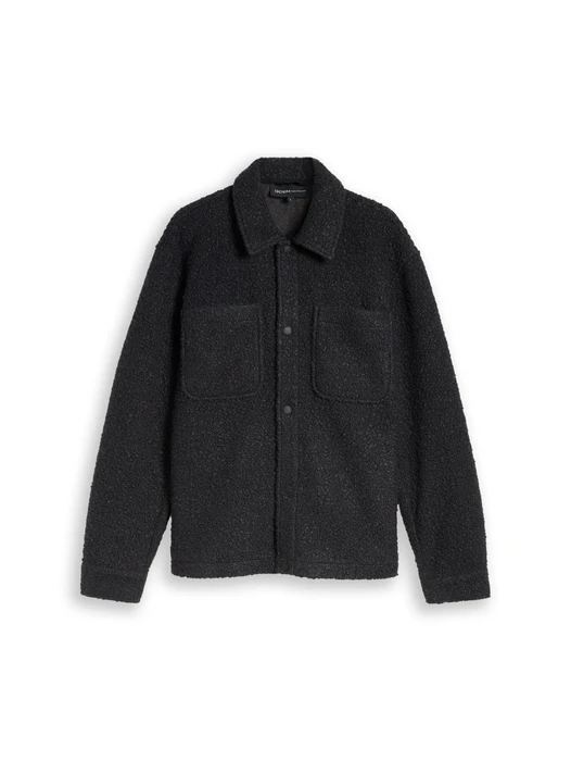Denim Tom Tailor Горна риза с вълнен ефект