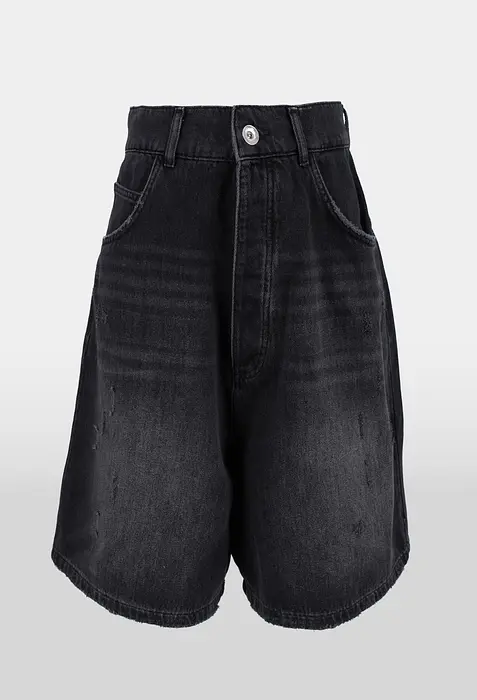 Rezvaya Къси дънки черни- тип Barel