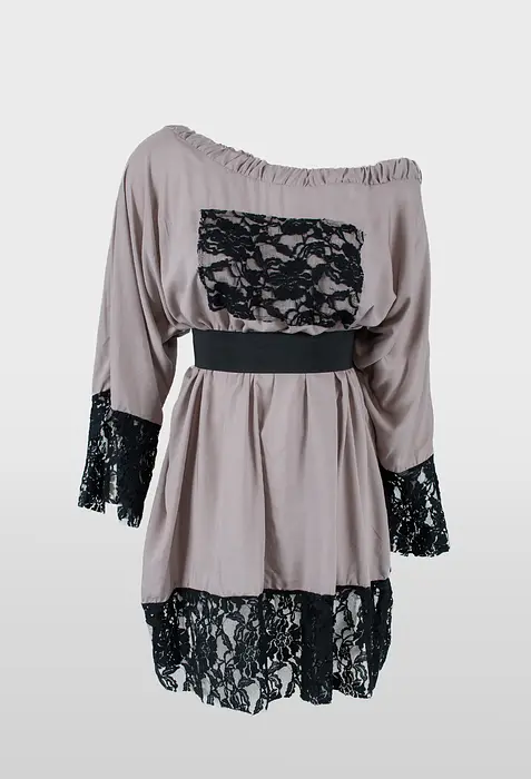 Rezvaya Туника - цвят Мока Мус с дантела | 2