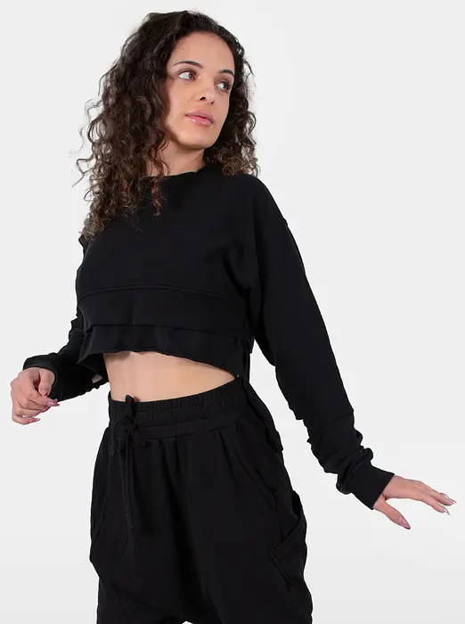 Rezvaya Черна асиметрична блуза | 2