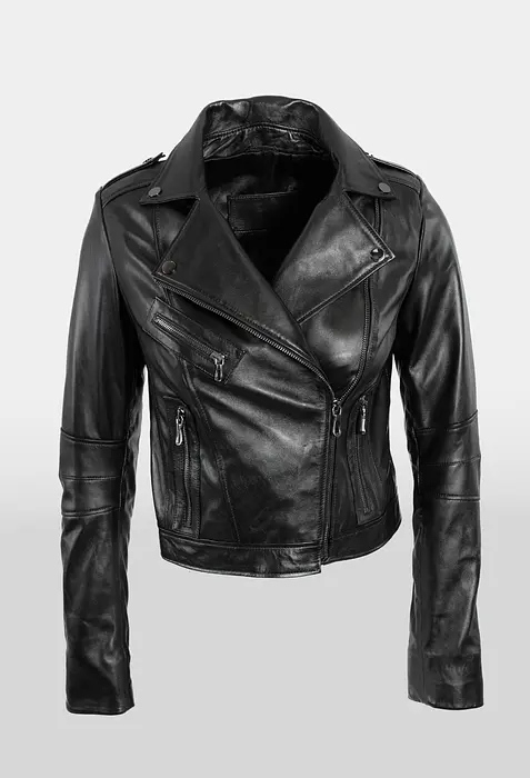 Rezvaya Късо кожа яке