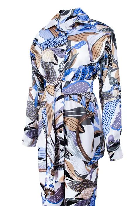 Rezvaya Комплект сатен с флорален мотив | 2