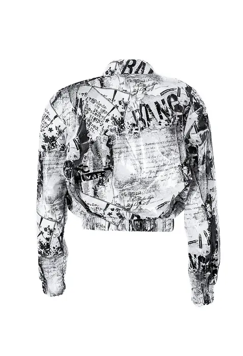 Rezvaya Късо яке с графичен принт | 2