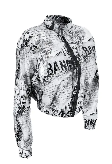 Rezvaya Късо яке с графичен принт