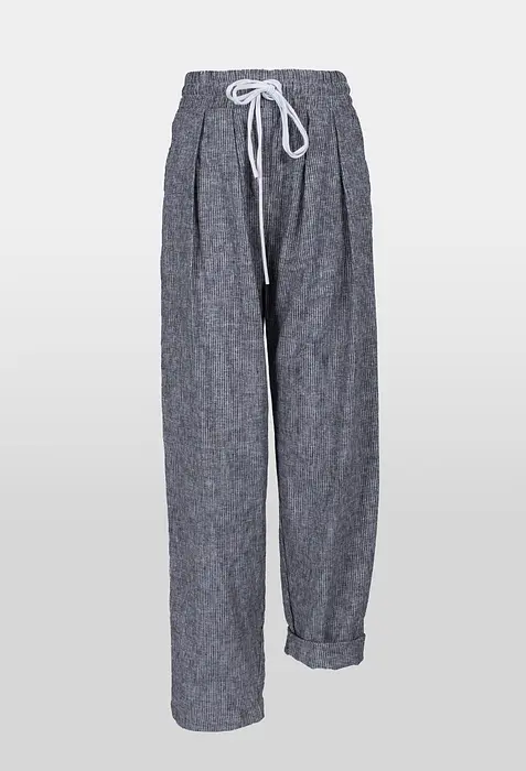 Rezvaya Ленен панталон- светло сив
