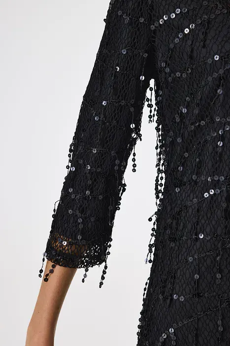 Garcia Мрежеста рокля с паети | 2