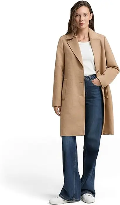 Tom Tailor Вълнено палто с цепки | 2