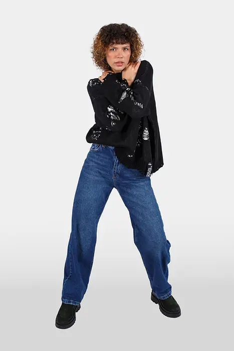 Rezvaya Пуловер с бримки