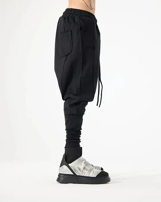 Rezvaya Черен ефектен панталон | 2