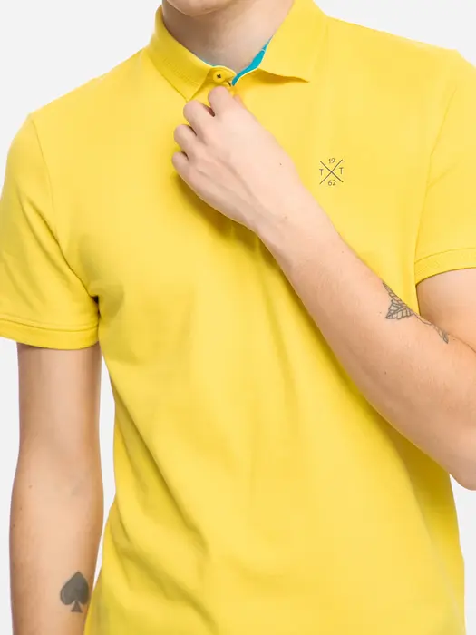 Tom Tailor Жълта поло тениска | 2