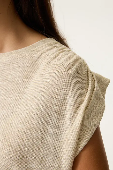 Garcia  Кремава дамска тениска | 2