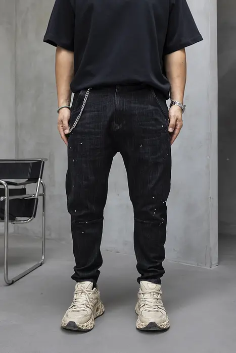 Black Island Черни мъжки дънки