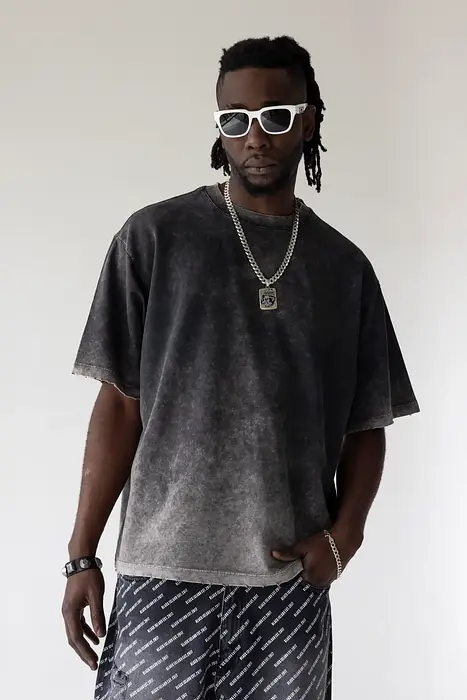 Black Island Black Island Washed Oversized тениската