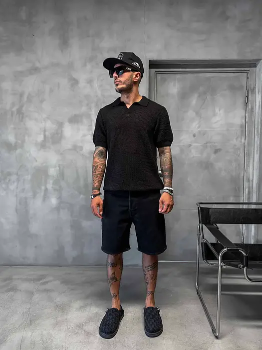 Black Island Плетена поло материя | 2