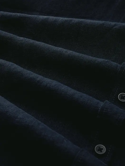 Tom Tailor Синя ленена риза | 2