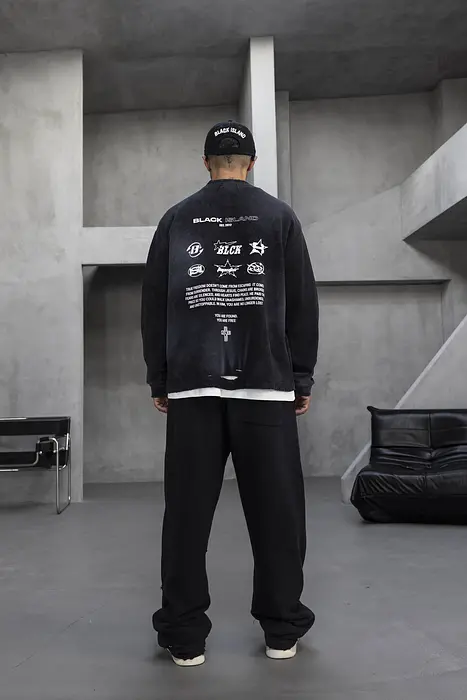 Black Island Суитшърт с принт | 2